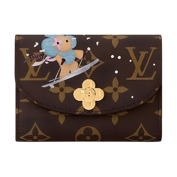LOUIS VUITTON Rosalie Coin Purse Monogram/Azur Frost M12239