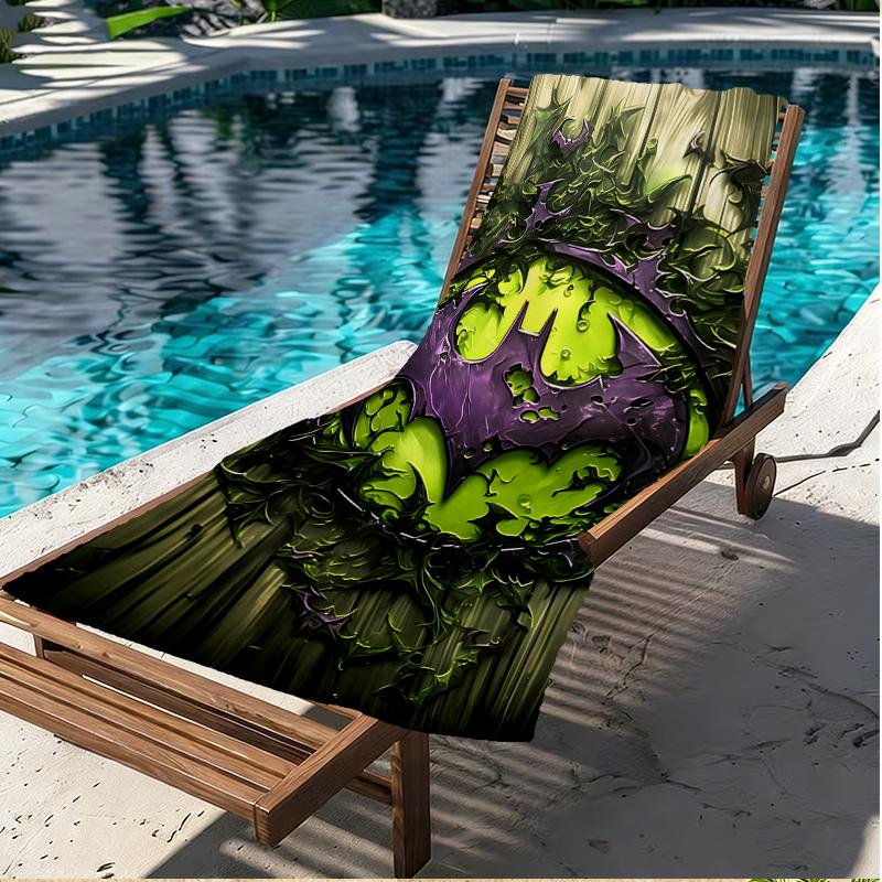 Superheroes Print Beach Towel, Versatile Lightweight Absorbent Beach Towel for Pool Surf Yoga Bathroom, Perfect Birthday Holiday Gift