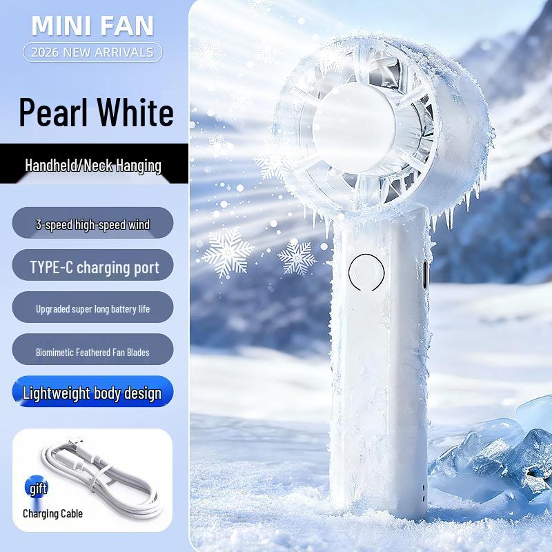 2026 Turbo Portable Mini USB Rechargeable Handheld Fan
