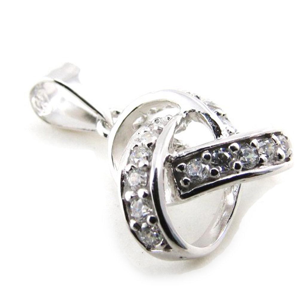 Les Trésors De Lily [J0176] - Серебряный кулон «Богиня» серебристо-белый (родиевое покрытие) - 13 мм