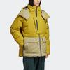 Adidas X And Wander Terex Solid Color Three-Stripe Zip Hoodie Jacket Men Jackets Yellow HN6942