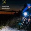 Солнечная велосипедная фара с 120 децибел звуковым сигналом 80 метров видимый прожектор дальность действия USB/солнечная перезаряжаемая светодиодная лампа велосипедное освещение