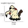 Mimikyu Pikachu Brooch Kawaii Anime Figure Mimikyu Enamel Pins for Backpack Badge Pins Accessories Gifts