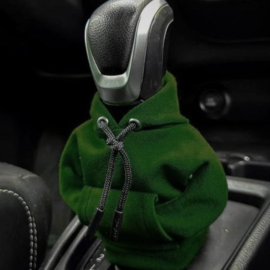 Универсальная толстовка с капюшоном для рычага переключения передач автомобиля, чехол для рычага переключения передач, забавная мини-толстовка с капюшоном, автомобильный декор, украшение для салона автомобиля, подарок