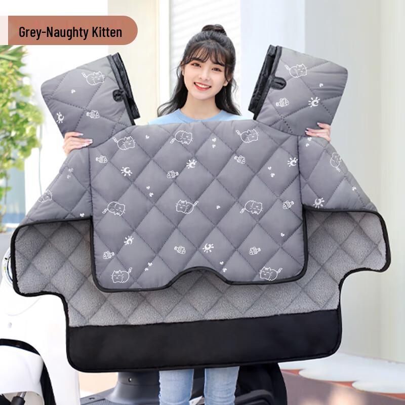 Зимний теплый ветрозащитный чехол для скутера