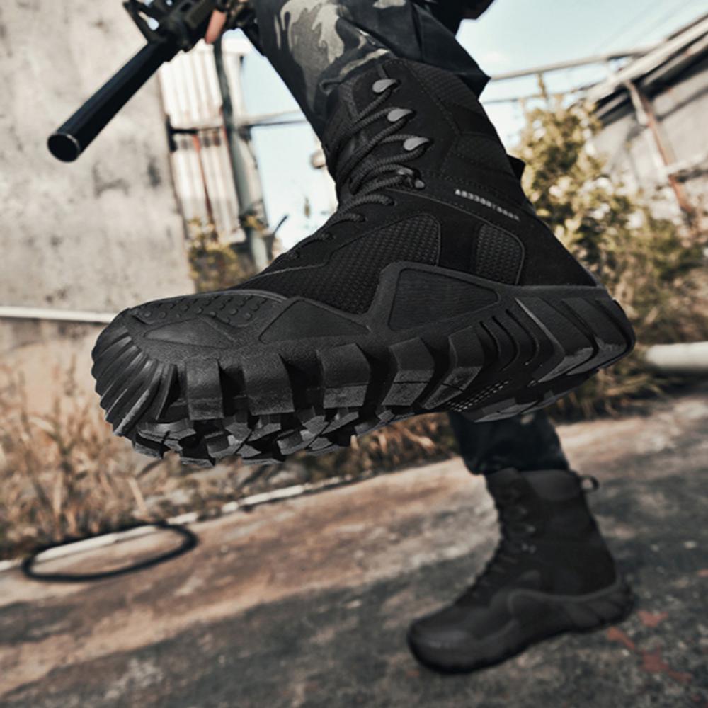 Мужская обувь Ботинки для активного отдыха Ботинки для тренировок Зимние высокие ботинки для бездорожья Ботинки для походов в пустыне