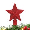 3 шт. Красная звезда Верхушка для рождественской елки Веселое Рождество Украшение для домашнего декора Звезда Новогоднее украшение 2025 Аксессуары