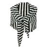 SANCIA 2026 Striped Lamb Wool Knitted Triangle Shawl