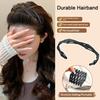 Женская повязка на голову с противоскользящими зубцами, смоляная повязка для волос, регулируемая эластичная, для путешествий, умывания лица, обруч для волос, аксессуар для волос для бега, прыжков