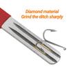 Точилка для рыболовных крючков Острая Противоскользящая Портативная Три канавки Алмазный камень Шлифовка рыболовных крючков