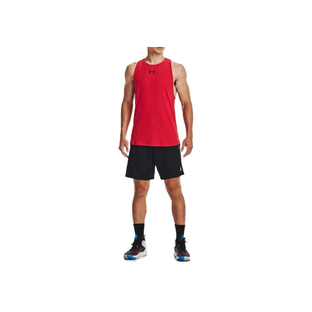 Under Armour Однотонные шорты с высокой посадкой и прямыми штанинами Мужские шорты Черный 1372891-001