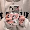 Mobile Phone Cases for iPhone 11 13 XR 15 Pro Max 12 14 Pro Max Case iPhone 16 XS Max Mirror Protective Case Mirror Exquisite Cartoon Waterproof