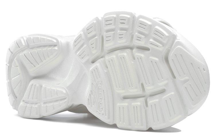Reebok Сандалии Hyperium на липучке с открытым носком на плоской подошве Спортивные белые сандалии GX7848