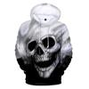 Cool Skull Pattern 3D Print Hoodies Men Women Long Sleeve Hip Hop Hooded Sweatshirts Oversized Pullover Kid Tops Unisex Clothing