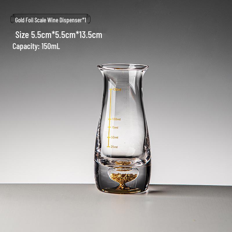 Набор рюмок с золотой фольгой – Хрустальные бокалы для белого вина, Настраиваемые с логотипом