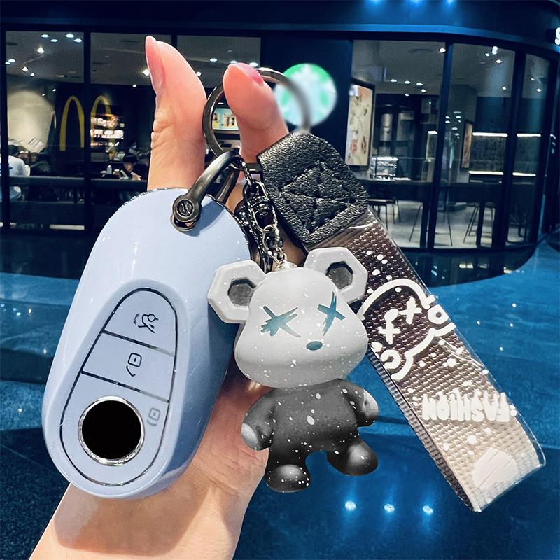 Чехол для автомобильного ключа из ТПУ, защитный чехол для Mercedes Benz ABCESG CLS GLA GLK GLE GLS Class AMG W204 W176 W205 W212 W222 X167