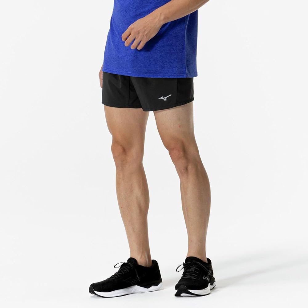 Mizuno Running Wear Men's 6-Inch Multi-Pocket Shorts Black