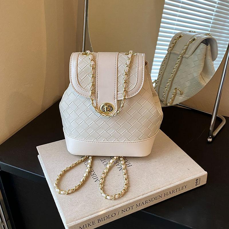 Нишевый рюкзак-цепочка новая мода девочки плетеная сумка на плечо студенческий рюкзак для поездок на работу