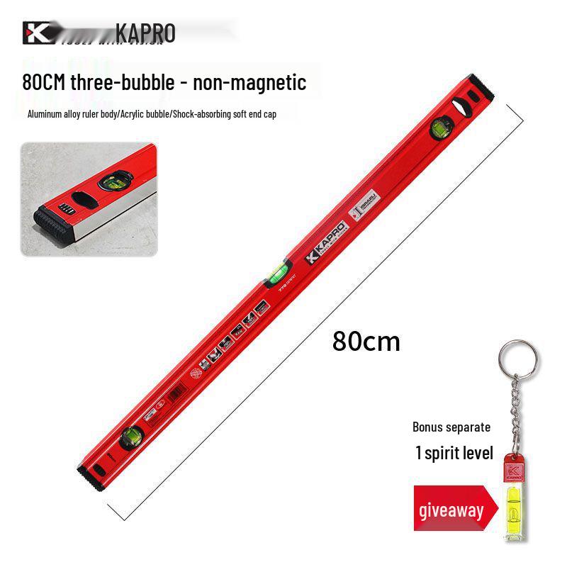 Высокоточный противоударный мини-магнитный алюминиевый спиртовой уровень