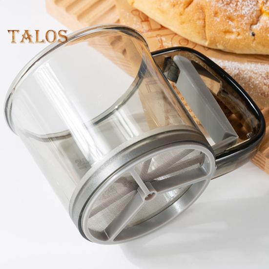 250 мл пластиковое сито для муки с мелкой сеткой, простое в использовании, чистое, ручное, многофункциональное, компактное сито для муки