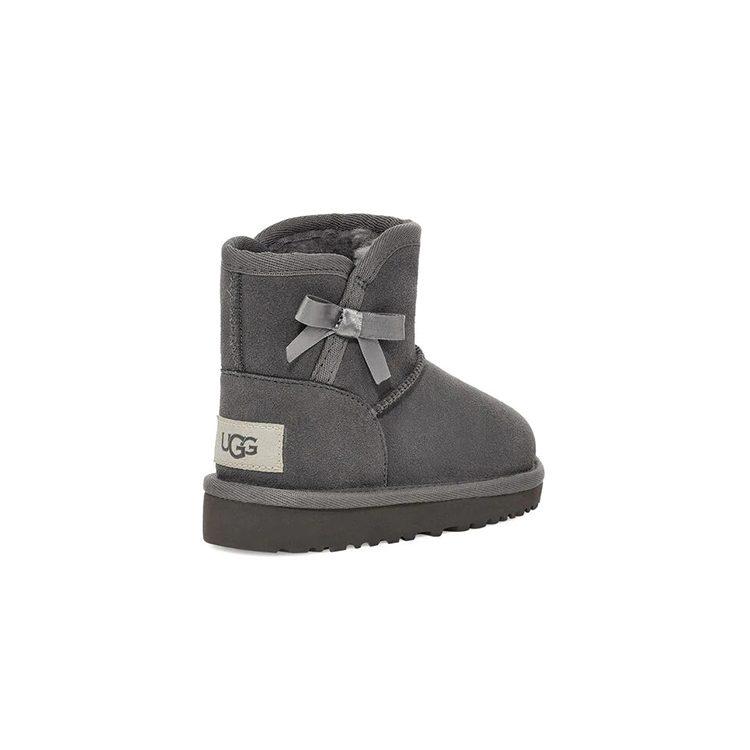 UGG Idris Удобные, на флисовой подкладке, Детские зимние ботинки, Хлопковые ботинки для детей 3-7 лет, Угольно-серые, 1118888T-CHRC