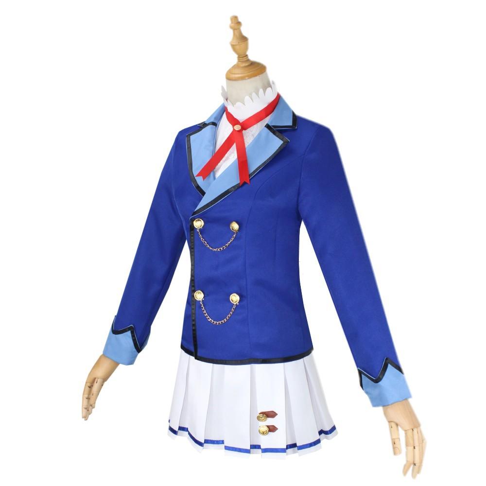 Anime Aikatsu Hoshimiya Ichigo Shibuki Ran Kiriya Aoi Cosplay Costume Starlight School JK Campus Uniform Wig Woman Kawaii Suit