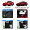 Under Seat Storage Box TPE Hidden Tray Push Pull Space Box with Lid For Tesla Model Y 2020 2021 2022 2023 2024 Juniper 2025-2026