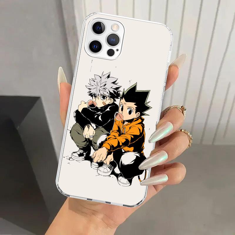 Чехол для телефона Hunter HXH Аниме для Iphone 17 Air 16 15 Plus 14 13 Mini 12 11 Pro Max 16E 7 8 SE 2020 Мягкий Funda Печатный Корпус 17 Air