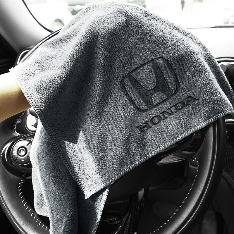 CPT1 Car Cleaning Towel Car Drying Towel Washing Tool For Honda Civic Accord Fit Jazz CRV BRV HRV Insight Pilot Passport TYPE-R