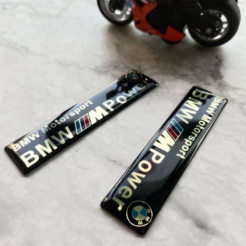 Suitable for BMW aluminum alloy drip adhesive X1X3X5X6Power modification M performance body metal car logo sticker