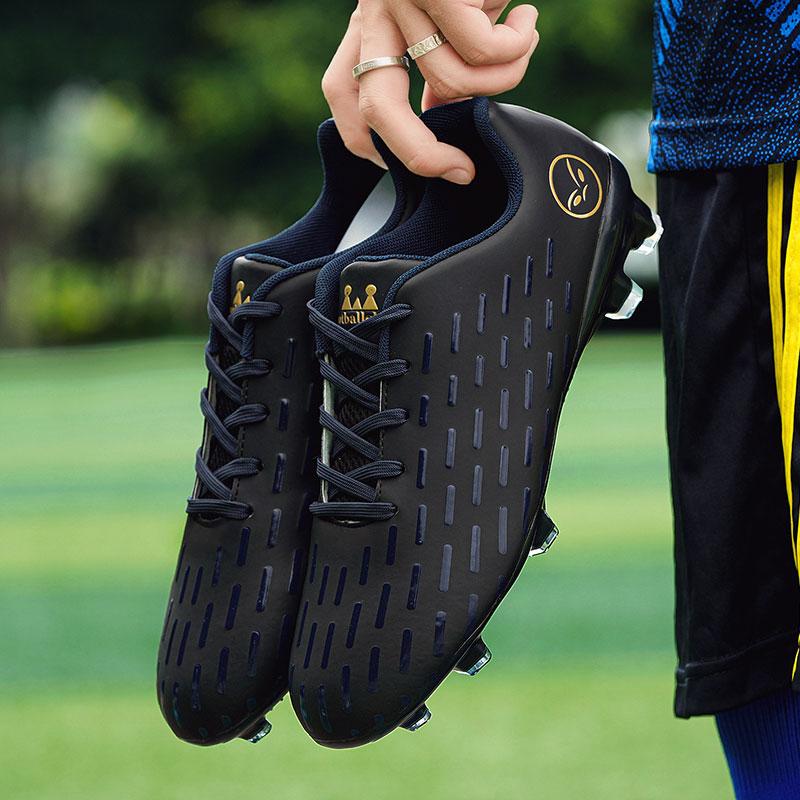 Мужская и женская молодежная обувь для профессиональных соревнований для студентов Футбольная обувь AG Spike Детский футбол