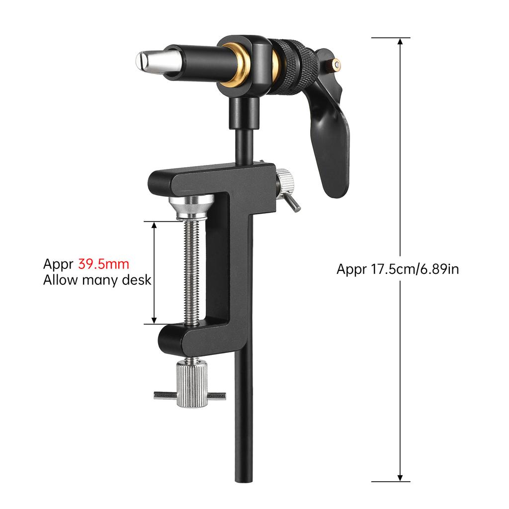 Поворотный зажим для вязания мушек, рыболовный крючок, зажим для вязания мушек, набор инструментов для ловли мушек