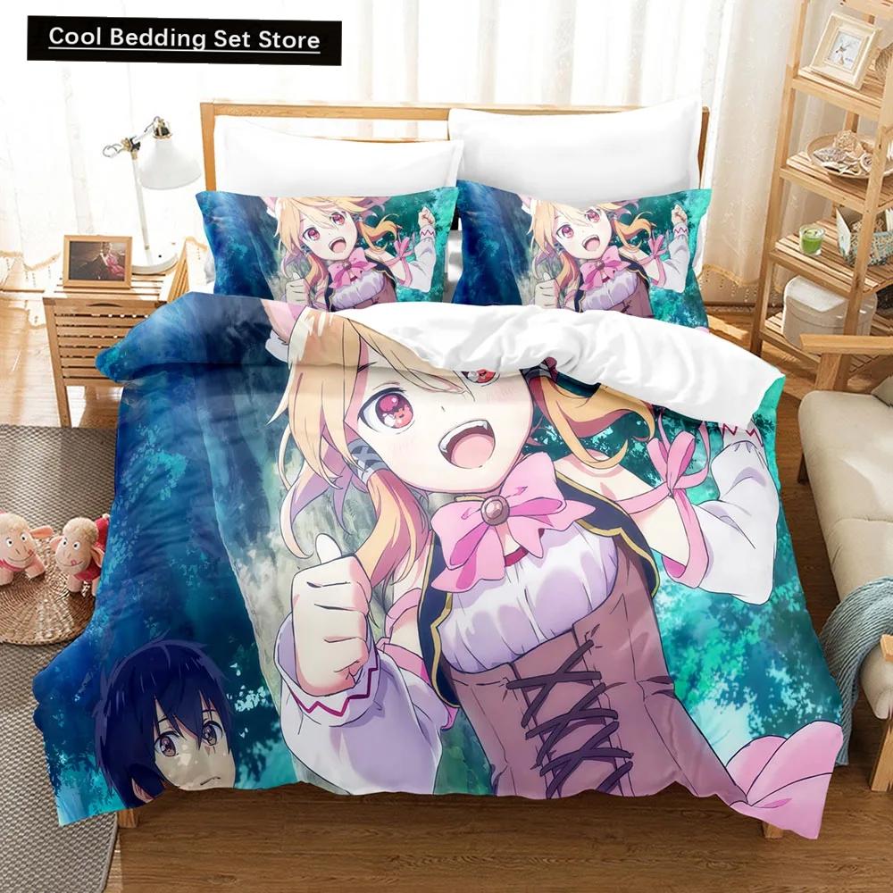 3D Anime Seirei Gensouki Bedding Set,Duvet Cover Comforter Bed Set Quilt Cover Pillowcase,King Queen Twin Size Boys Girls Adults