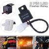 12A 2Pin Electronic LED Flasher Relay For Honda Kawasaki Suzuki Yamaha Motorcycle Motor Turn Signal Bulb Hyper Flash