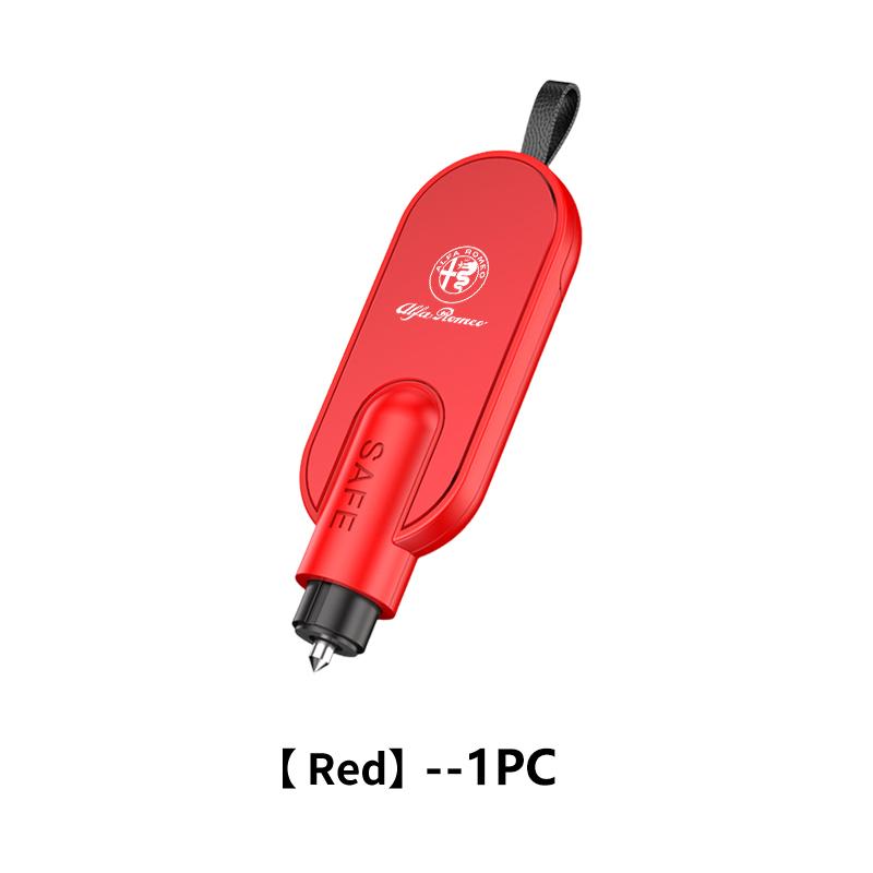 EIZEU1 For Alfa Romeo Car Alloy Safety Hammer Emergency Glass Breaker Rescue Tool Safety Supplies Giulietta 940 2010-2014 2019 2021