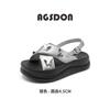Augustine Sandals Women's Summer Wear 2025 New Platform Butterfly Cool Slippers with Skirt Casual Beach Shoes