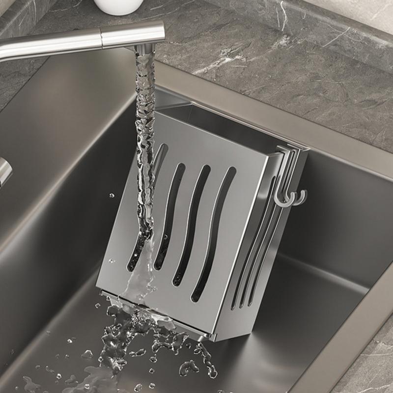 Многофункциональная полка для хранения кухонных принадлежностей, держатель для сушки палочек для еды, настенный отдельно стоящий органайзер для столовых приборов и посуды