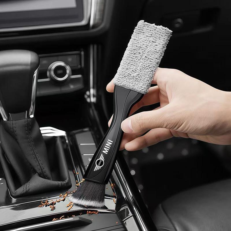 2 In 1 Car Dust Tool Cleaning Brush Accessories For Mini Cooper JCW Works F54 F55 F56 F57 F60 R50 R52 R53 R55 R56 R57 R58 R59