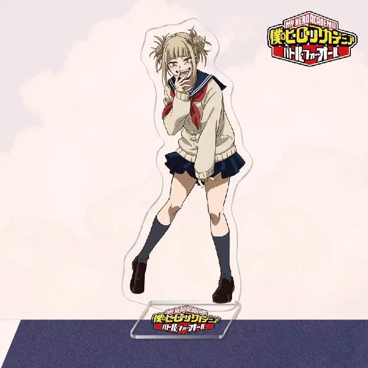 Anime My Hero Academia Acrylic Decorative Crafts Toy Midoriya Izuku Bakugo Katsuki Todoroki Shoto Collectible Figures Desktop Home Decoration