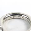 Great CHROME HEARTS Ring SCRL BAND scroll band ring Silver 925 men Used