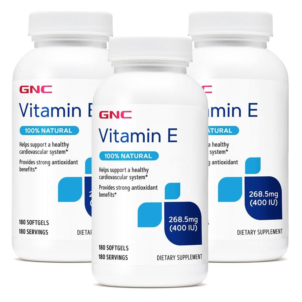 GNC Витамин E 400 МЕ 180 таблеток x 3 шт.