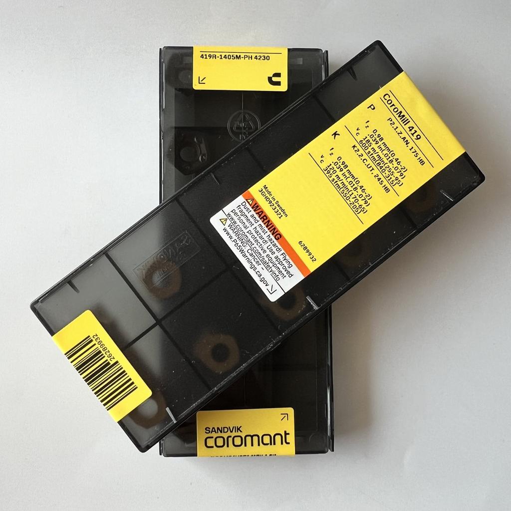 SANDVIK / 419R-1405M-PH 4230 / Original Swedish hard alloy blade 10 Pcs