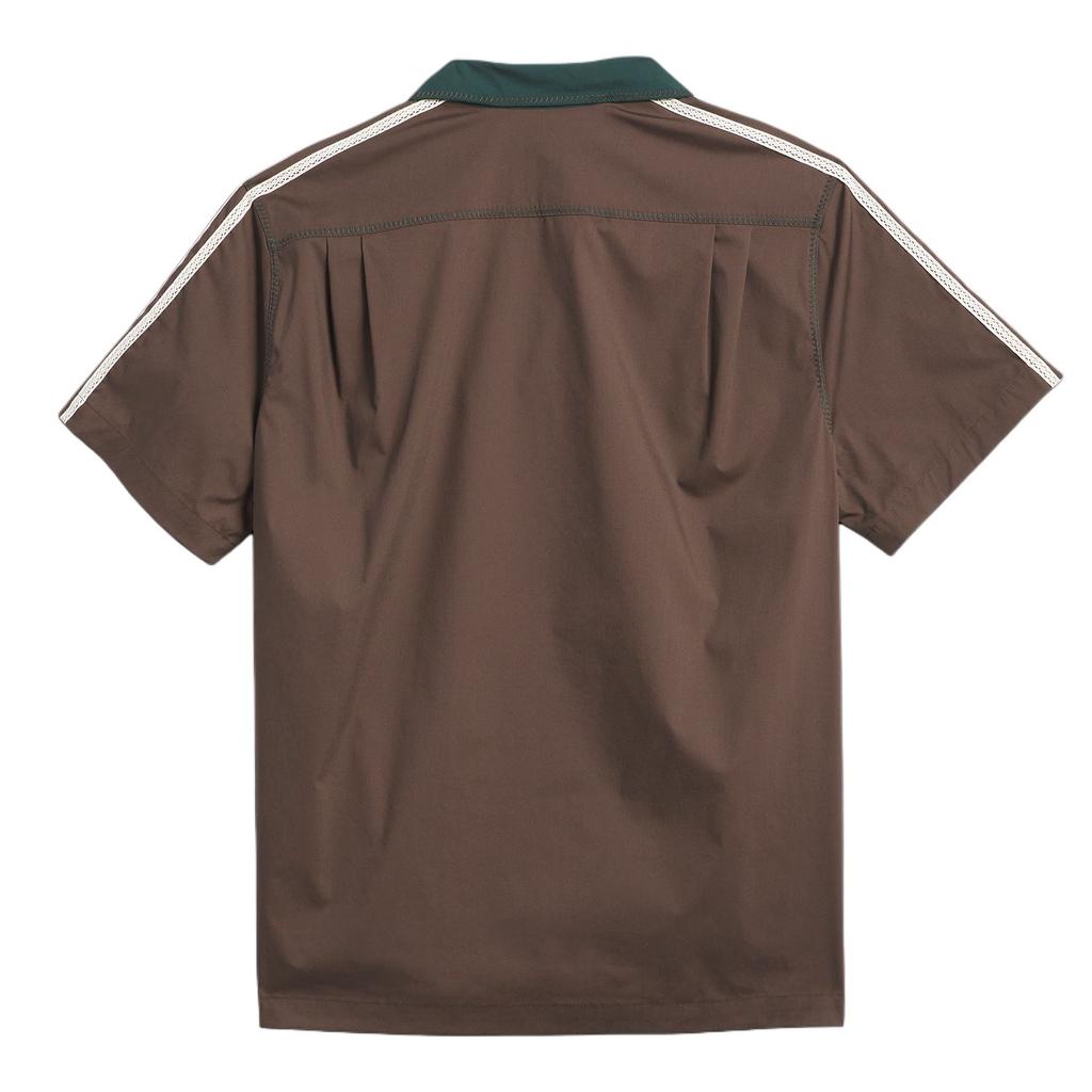 Adidas Оригинальная коллаборация X CLOT Боулинг Логотип Эдисона Чена Поло спортивное с цветными блоками и полосками Унисекс Поло JP3870