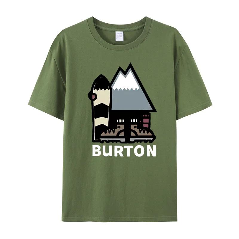 Футболка с логотипом Burton Snowboards Размеры S 5XL