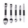 5PCS/SET with Leveler Magnetic Measuring Spoon Stainless Steel Seasoning Spoon Coffee Spoon  Kitchen