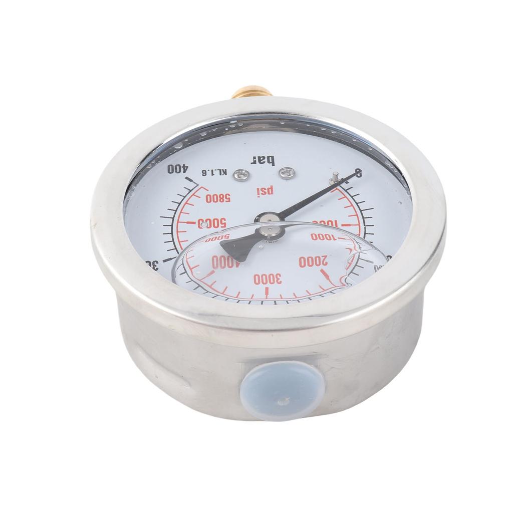 0‑400BAR 0‑ 0PSI G1Celsius4 68mm Hydraulic Pressure Measuring Gauge, Water Pressure Measuring, Hydraulic Pressure Measuring