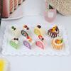3Pcs Serving Trays Large Rectangle Dessert Tray Plastic Sturdy Reusable Platters Flat Cookie Cupcake Serving Tray for Birthday Tea Party Wedding