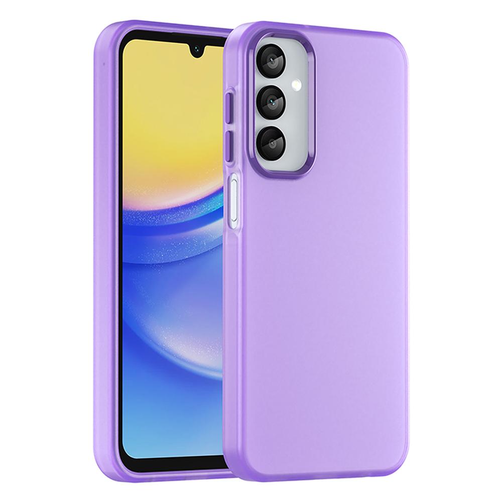 For Samsung Galaxy A15 4G/A15 5G Case TPU+PC Phone Back Cover Matte Translucent Design