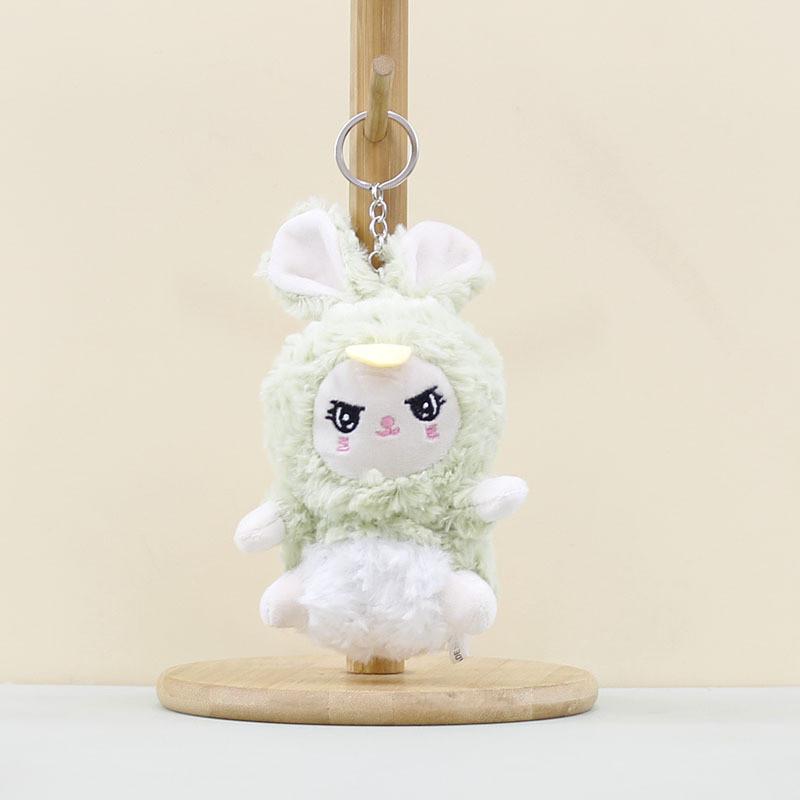 Plush Rabbit Cartoon Toys Keychain Stuffed Dolls Bag Decorations Gifts Kids
