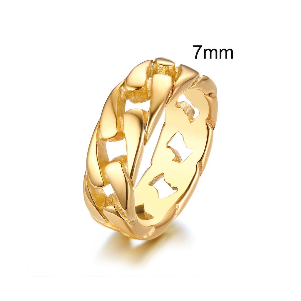 Панк Позолоченные Кольца для Мужчин, Черное Геометрическое Квадратное Кольцо-Печатка с Камнем, Мужское Массивное Кольцо на Большой Палец